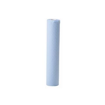 Papierrol Blauw Geplastificeerd 50cm