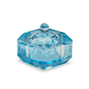 Glass Dappen Dish Blue