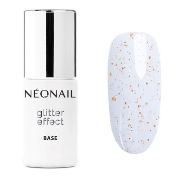 9487-7 Glitter Effect Base 7.2ml White Sparkle - Neonail