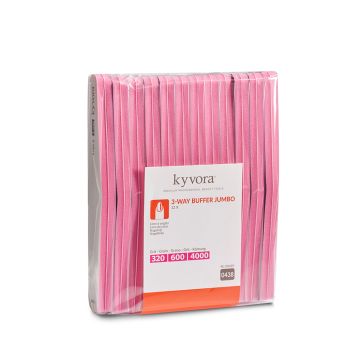 Buffer Jumbo 3 Way Rocket 320/600/4000 Pink Sponge 12st