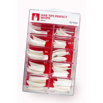 Nail Tips Perfect White 100st