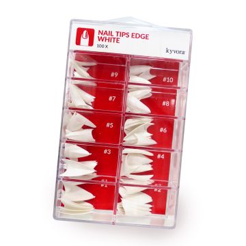 Nail Tips Edge White 