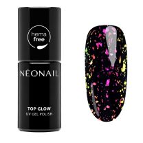 9902-7 Top Glow Rose Aurora Flakes - Neonail