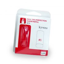 Nail Tips Perfection Clear Refill
