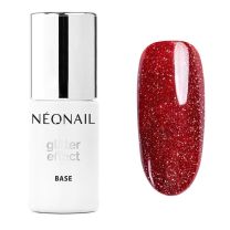 9598-7 Glitter Effect Base 7.2ml - Red Shine - Neonail