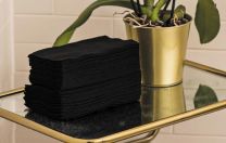 Scrummi Black Small Towel 20/40cm (50st) 